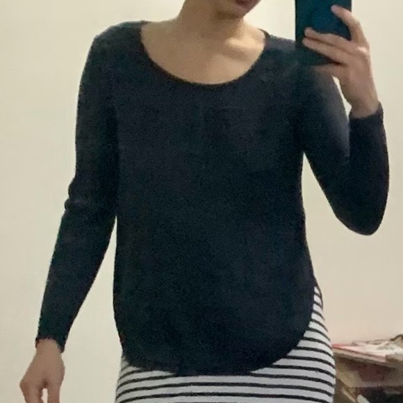 Theory Navy Blouse - Picture 2 of 5